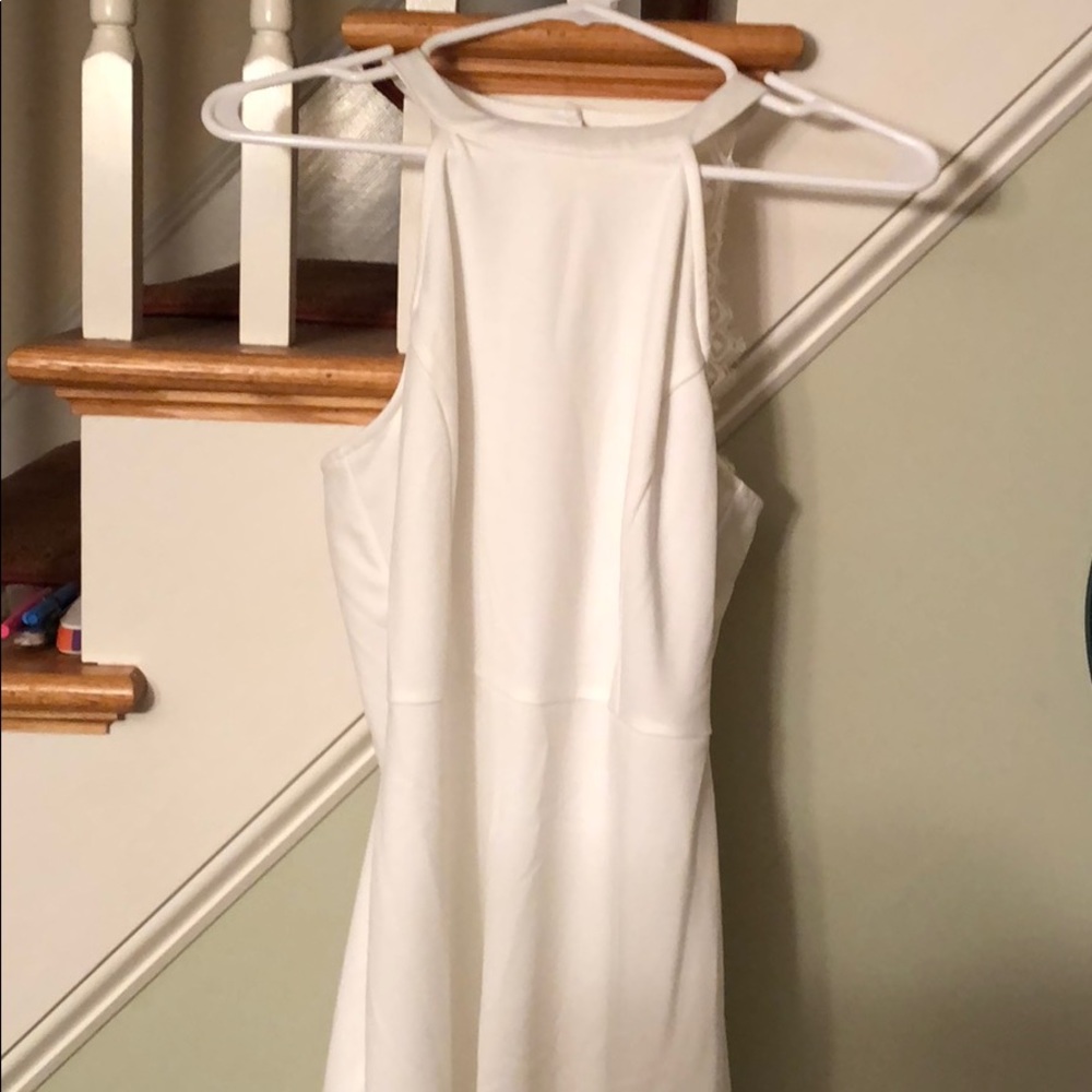 Lyrur White Halter Dress